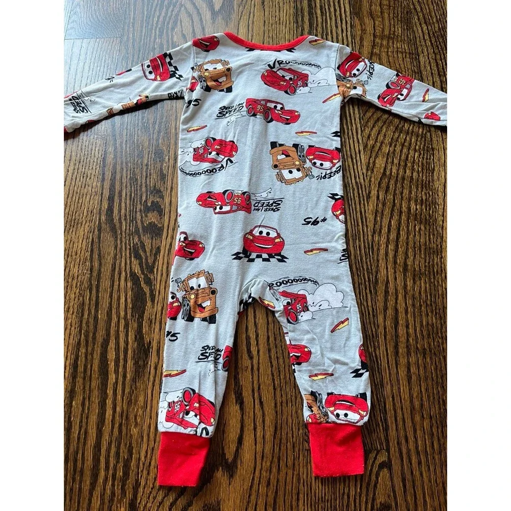 Cars Lightning McQueen Bamboo Footie (12M)